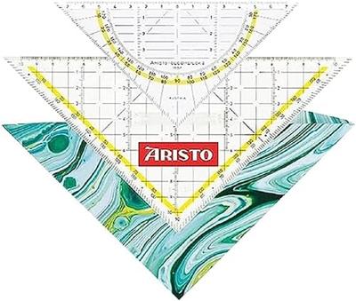 Aristo AR-18102B 3in1 Geocoverset Geocover/Geodriehoek/Tekendriehoek Mystic Green