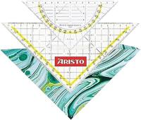 Aristo AR-18102B 3in1 Geocoverset Geocover/Geodriehoek/Tekendriehoek Mystic Green - thumbnail