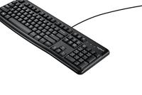 Logitech K120 toetsenbord Zwart Azerty Belgisch - thumbnail