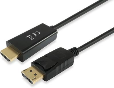 Equip 119390 video kabel adapter 2 m DisplayPort HDMI Zwart
