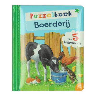 Wins Holland Puzzelboek boerderij - 5 legpuzzels