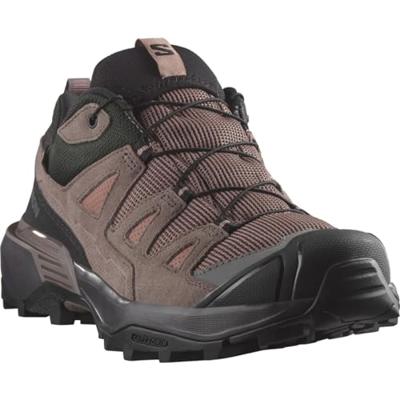 Salomon X ULTRA 360 LEATHER GORE-TEX Lage Wandelschoen Dames Cognac/Peppercorn/Black 5,5