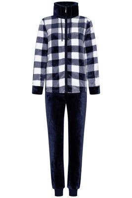 Fleece geruit huispak Rebelle