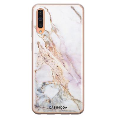 Samsung Galaxy A50/A30s siliconen telefoonhoesje - Parelmoer marmer Samsung Galaxy A50/A30s siliconen telefoonhoesje - Parelmoer marmer
