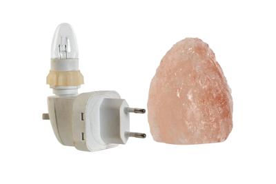 Muurlamp Home ESPRIT Wit Roze Zout 15 W Arabisch 220 V 6 x 12 x 12 cm