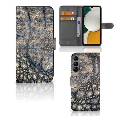 Samsung Galaxy A34 | Telefoonhoesje | Met pasjeshouder | Krokodillenprint