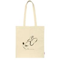 Stoffen tas Minnie Mouse Natural Beige - thumbnail