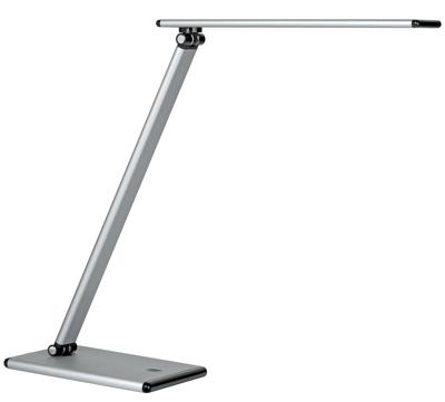 Bureaulamp Unilux Terra led aluminium grijs