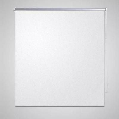VidaXL Rolgordijn verduisterend 144,4 x 230 cm stofbreedte 140 cm wit