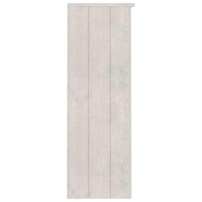 Opzetkast HAMAR 85x35x100 cm massief grenenhout wit