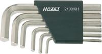 HAZET Set met haakse schroevendraaiers 2100/6H · Binnen-zeskant-profiel · 6-delig · 3 · 4 · 5 · 6 · 8 · 10 - thumbnail