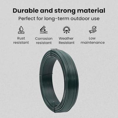 VidaXL Hek binddraad groen 25 m pvc