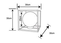 Globo Solar terraslampSalor 30cm - 33815 - thumbnail