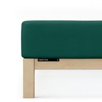 Schlafgut Schlafgut Badstof Hoeslaken S - 90x190 - 100x200 690 Green Deep - thumbnail
