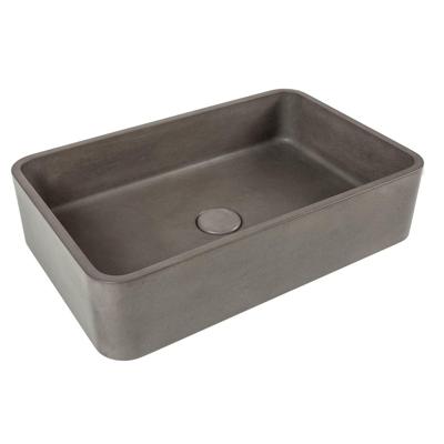 Waskom Cipi Beton 50x32.5x12 cm Rechthoek Beton Grijs Cipi