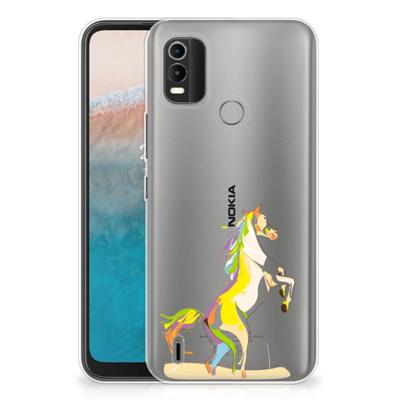 Nokia C21 Plus Telefoonhoesje met Naam Horse Color Nokia C21 Plus Telefoonhoesje met Naam Horse Color