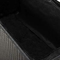 Tuinbox 120x50x60 cm poly rattan zwart - thumbnail