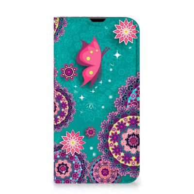 iPhone 13 Pro | Bookcase | Cirkels en Vlinders