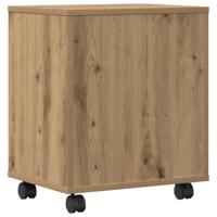 VidaXL Printerstand met opslag artisanaal eikenkleurig 41 x 32 x 48 cm - thumbnail