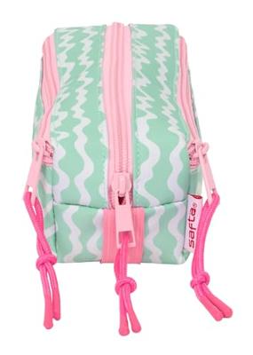 Pennenetui met 3 vakken Lilo & Stitch Ice cream Roze 22 x 8,5 x 6 cm