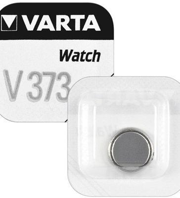 Varta V373 zilveroxidebatterijen, button/munt, 1,55 V, 1,6 mm, 9,5 mm
