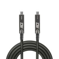 ACT USB-C 3.2 Gen2 Active Optical Cable (AOC) Touchpanel video/data/power 15m - thumbnail