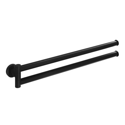 Handdoekhouder Hotbath Cobber Draaibaar Mat Zwart