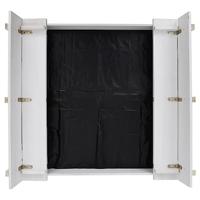 VidaXL Zandbak 95x90x15 cm vurenhout wit - thumbnail