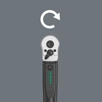 Wera Click-Torque C 1 Draaimomentsleutel met omschakelrratel 1/2" Vierkant 10-50 Nm - 05075620001 - thumbnail