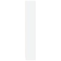 Boekenkast 80x24x143 cm bewerkt hout wit - thumbnail