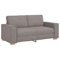 2-zitsbank Taupe 140 cm Stof - thumbnail