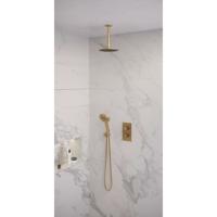 Gold Edition thermostatische inbouw regendouche 3-weg SET 35 met 20 cm douchekop en handdouche - thumbnail