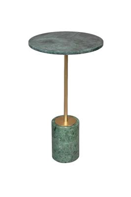 Dutchbone Bijzettafel 'Gunnar' Marmer, kleur Groen Dutchbone Bijzettafel 'Gunnar' Marmer, kleur Groen