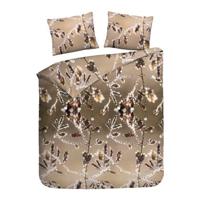 Heckett & Lane Heckett&Lane GOTS Isabelle Dekbedovertrek Taupe - thumbnail