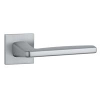 Aprile Massieve Deurkruk Erba Mat Chroom Op Vierkant Rozet - thumbnail