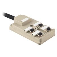 Weidmüller SAI-4-F 5P PUR 5M 9456330000 Passieve sensor/actorbox M12-verdeler met metalen schroefdraad 1 stuk(s) - thumbnail