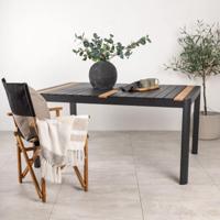 Nohr Tuintafel 'Lynnetta' 150 x 90cm, kleur Zwart - thumbnail