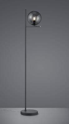 Trio VloerlampPure 150cm met smoke bol - 402000142