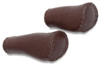 Selle Orient lederen handvatten set bruin 130/92 mm - thumbnail