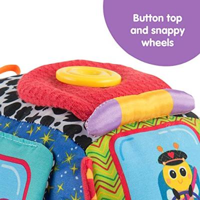 Lamaze knuffel bus interactief junior 25 x 16 x 17 cm pluche