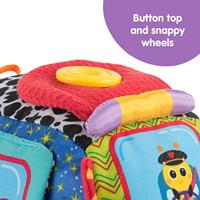 Lamaze knuffel bus interactief junior 25 x 16 x 17 cm pluche - thumbnail