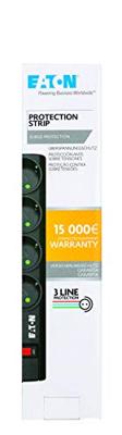 EATON beschermingsstrip 4 DIN overspanningsafleider met meerdere stopcontacten, 10A - thumbnail