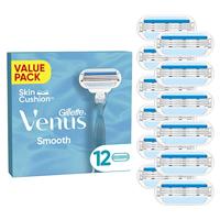 Gillette Venus Smooth Navulmesjes Voor Vrouwen X12 bij Jumbo - thumbnail