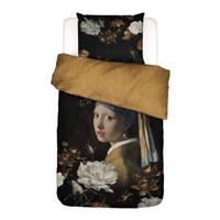 Essenza Essenza for Maurtitshuis Floral Girl Dekbedovertrek 1p set 140x220 Black - thumbnail