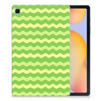 Samsung Galaxy Tab S6 Lite | S6 Lite (2022) Hippe Hoes Waves Green - thumbnail