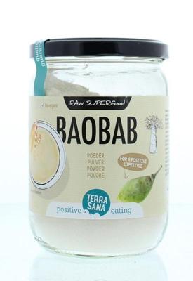 RAW baobab poeder in glas RAW baobab poeder in glas