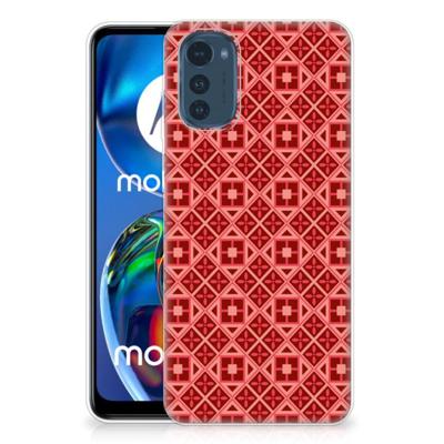 Motorola Moto E32/E32s | TPU bumper | Batik Rood Motorola Moto E32/E32s | TPU bumper | Batik Rood