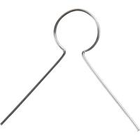 Creativ Company Metalen hanger - verzilverd, 50st. - thumbnail