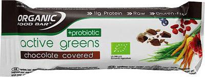 Organic Food Bar Biologische Active Greens Chocolate Covered + Probiotics Bar 68 Gram Organic Food Bar Biologische Active Greens Chocolate Covered + Probiotics Bar 68 Gram