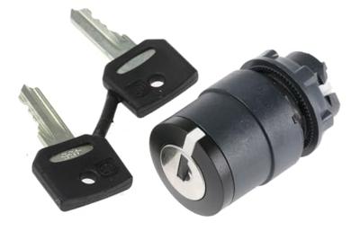 Schneider Electric ZB5AG4 Harmony ZB5AG4 Sleutelschakelaar Sleutel Zwart 2 x 90 ° Sleutel-ontgrendeling 1 stuk(s)